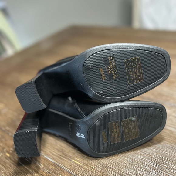 NWOT Bamboo Black mid calf boots size 8.5 - Picture 7 of 8